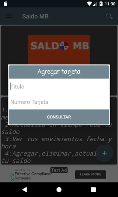 Saldo MB for Android - Manage Transit Cards Easily