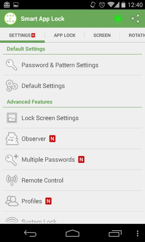 Smart App Lock: Intelligent Android App Security