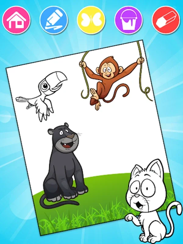 Coloring for Android - Enjoy Animal Coloring and Learning