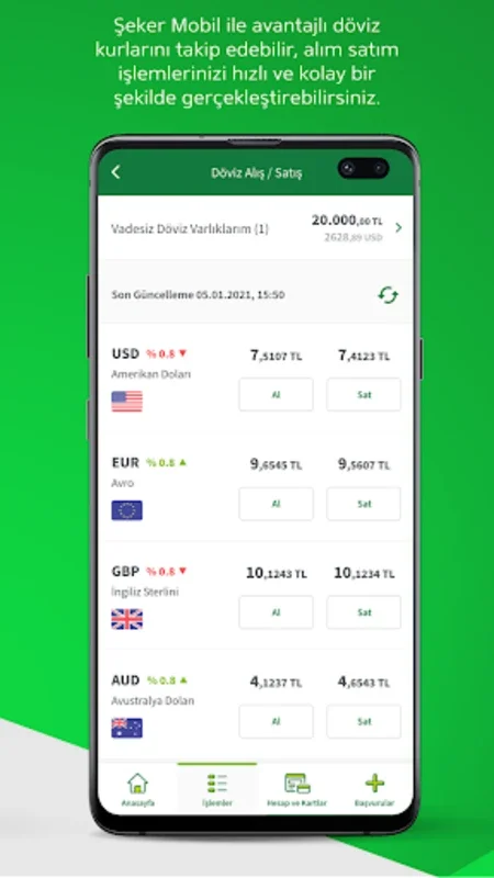 Şeker Mobil Şube for Android - Enhanced Digital Banking Experience