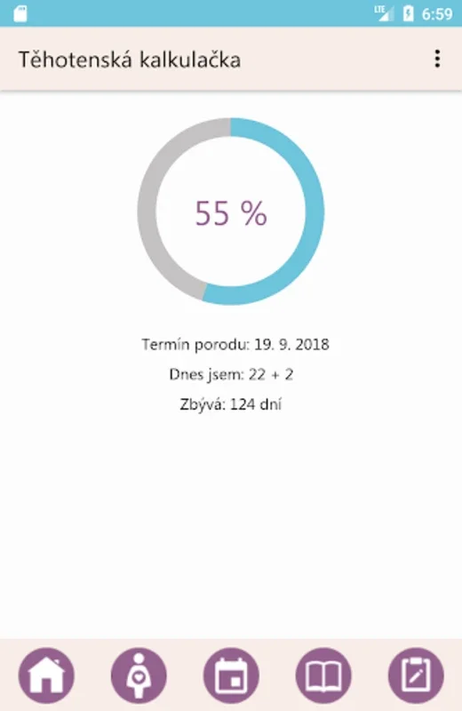 Těhotenská kalkulačka for Android - Comprehensive Pregnancy Tracker