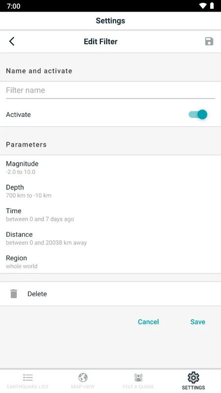 EQInfo for Android: Comprehensive Earthquake Info