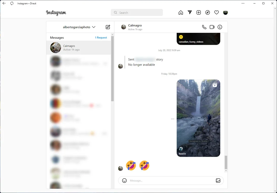 Instagram for Windows - Manage Your Profile