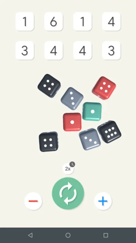 Just a Dice for Android - Fair and Random Dice Rolling