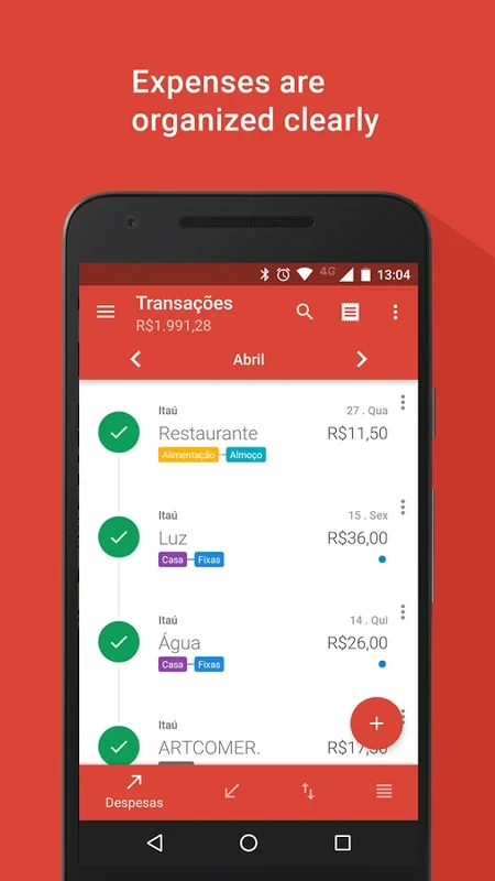 My Finances for Android - Manage Your Finances Easily