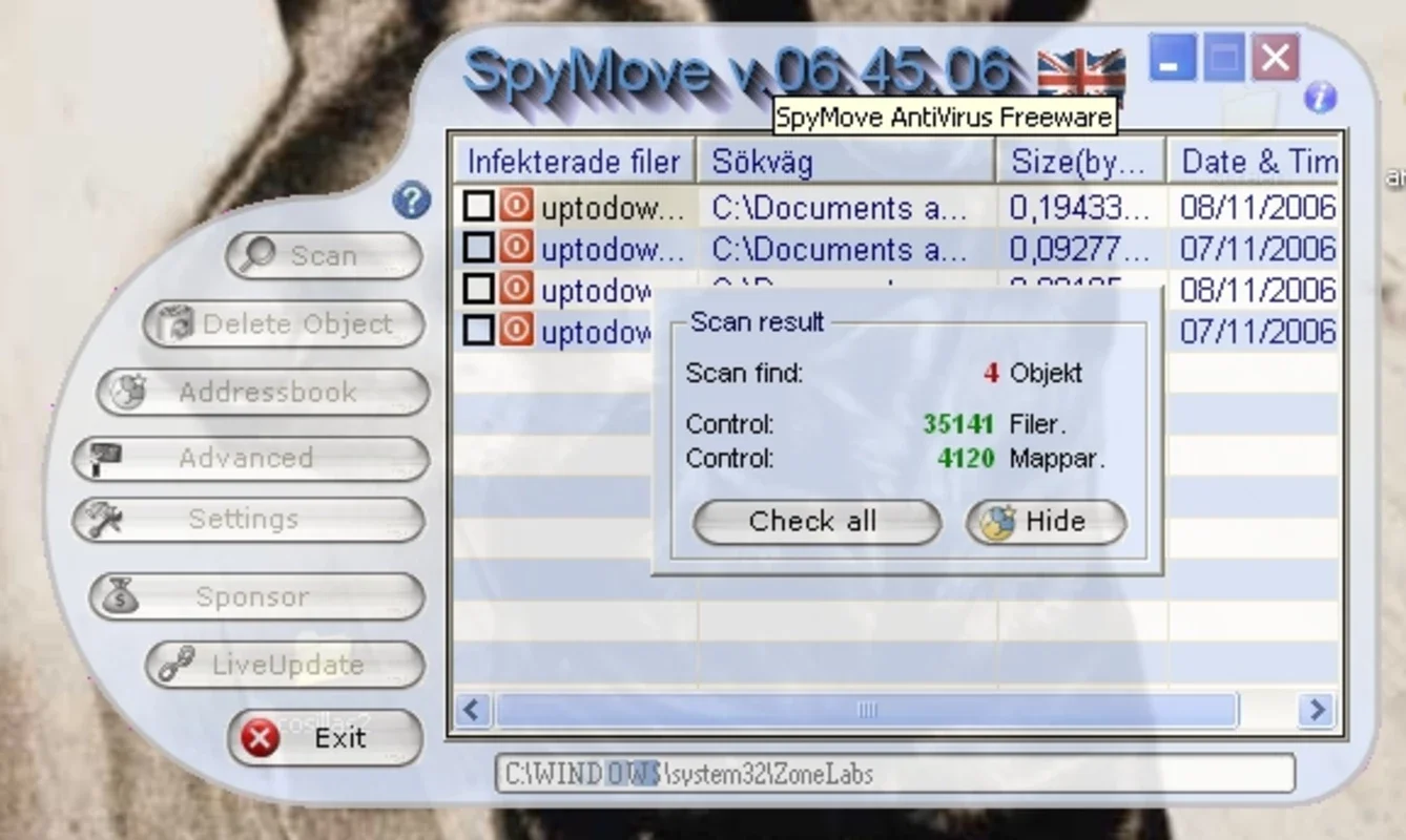 SpyMove AntiVirus Program for Windows: Free and Effective Protection