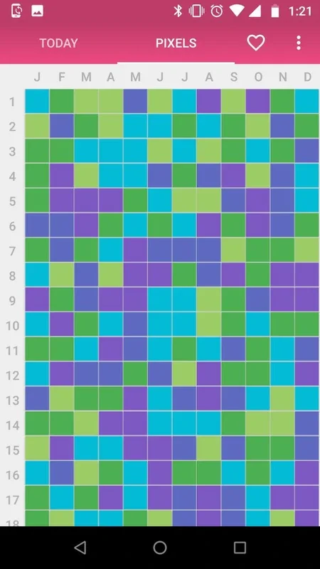 Year in Pixels for Android - Track Your Daily Emotions