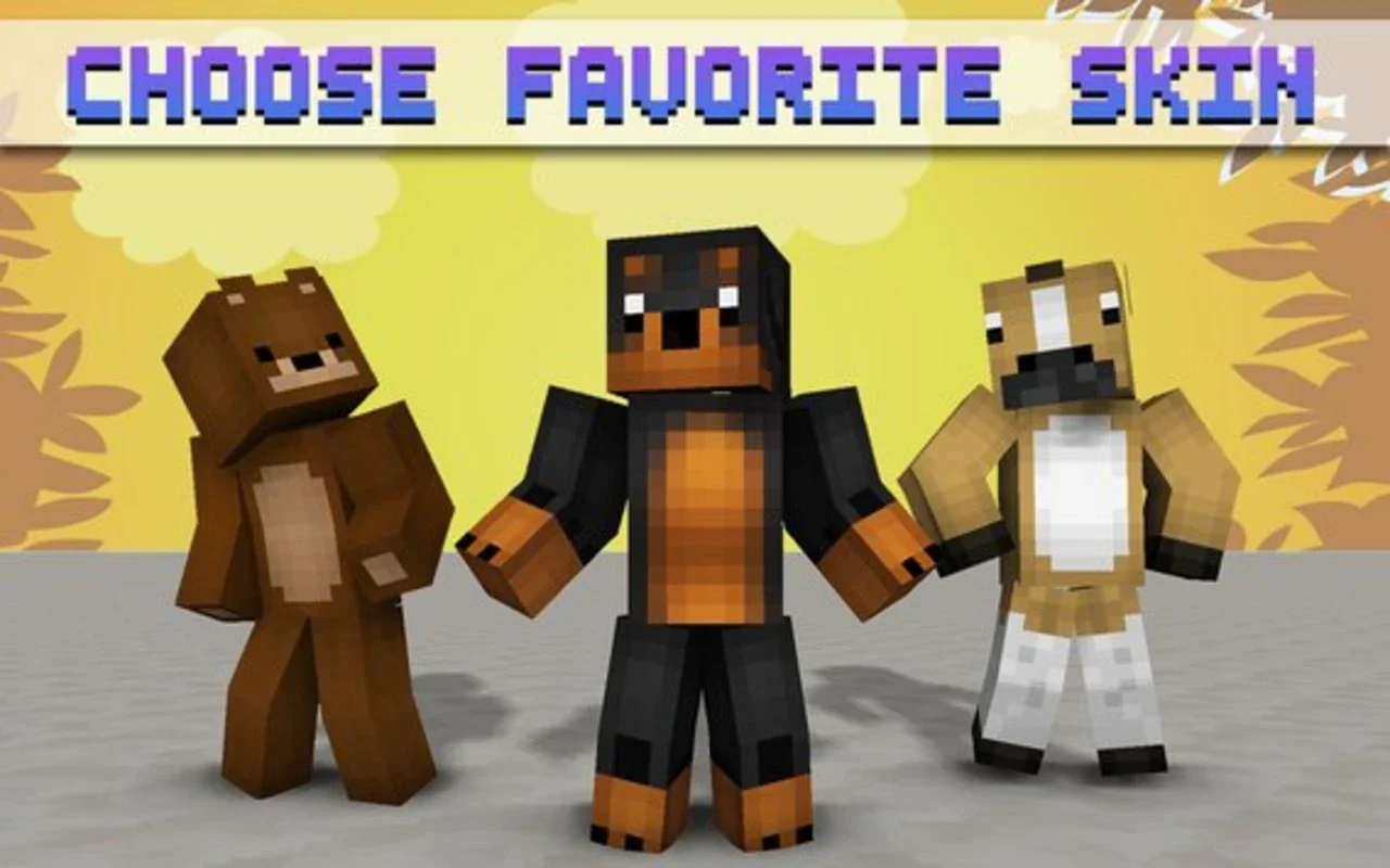 Animal Skins for Minecraft for Android - Enhance Your Game