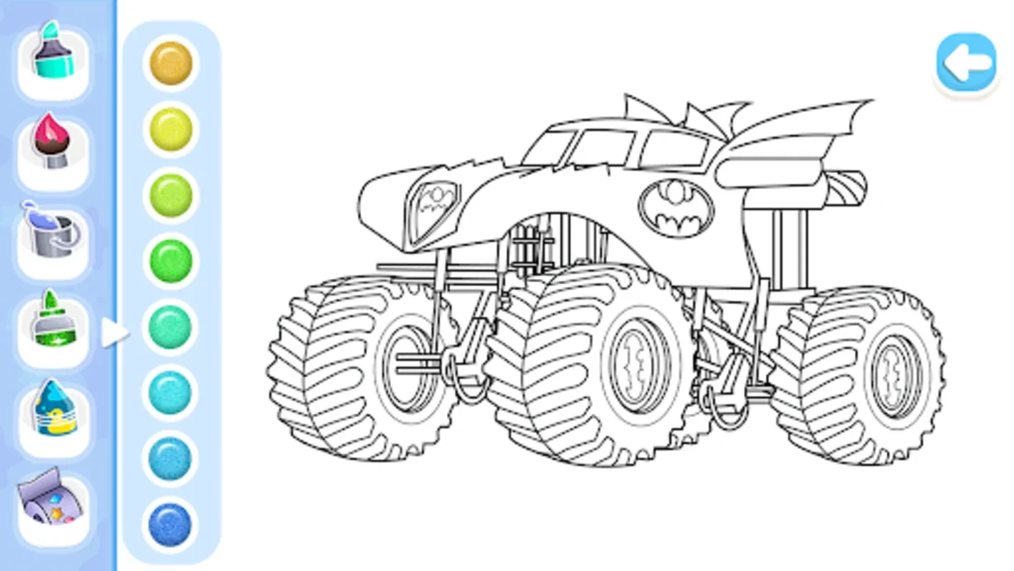 Monster Truck Coloring Book for Android: A Creative Playground for Kids