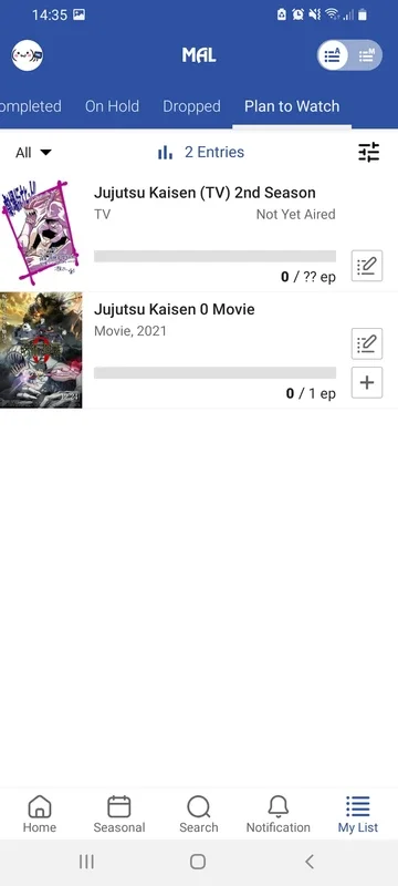 MyAnimeList Official for Android: Track Anime & Manga Easily