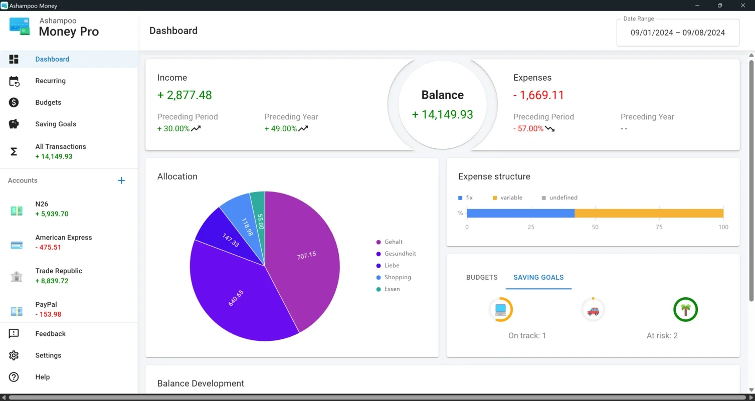 Ashampoo Money Pro for Windows - Simplify Financial Management