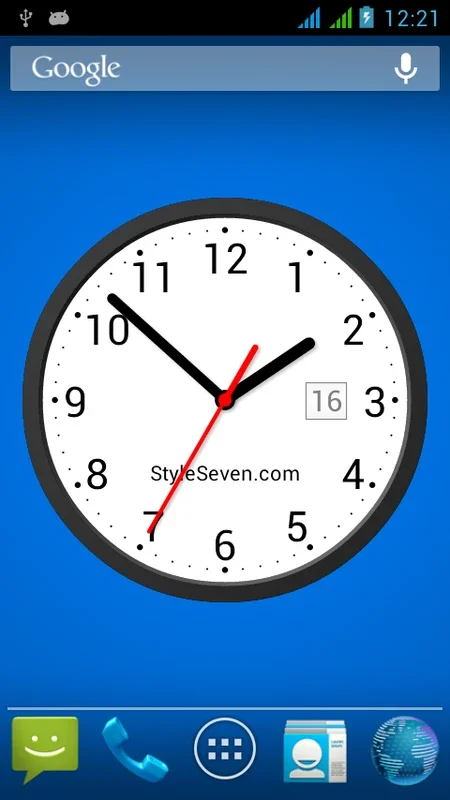 Light Analog Clock LW - 7 for Android - Classic Design with Modern Utility