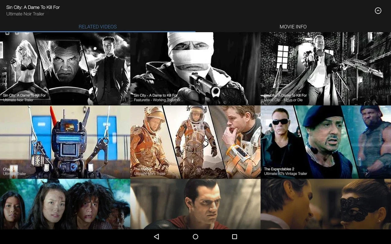 Movieclips for Android - Explore Diverse Movie Content