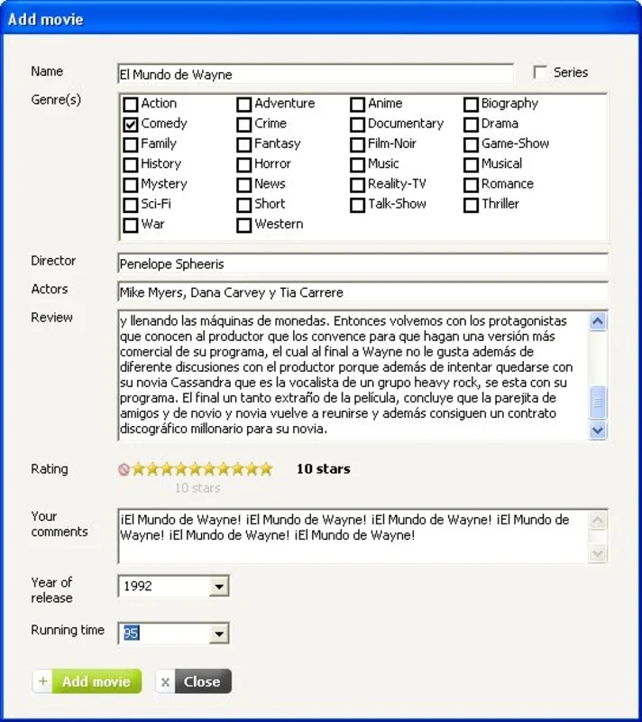 Simple Movie Database for Windows - Streamline Your Movie Collection