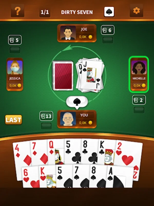 Dirty Seven - Pis Yedili HD for Android: Strategic Card Fun