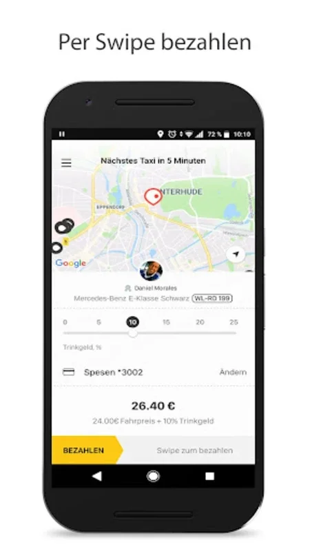 Taxi.de for Android - Seamless Ride Booking