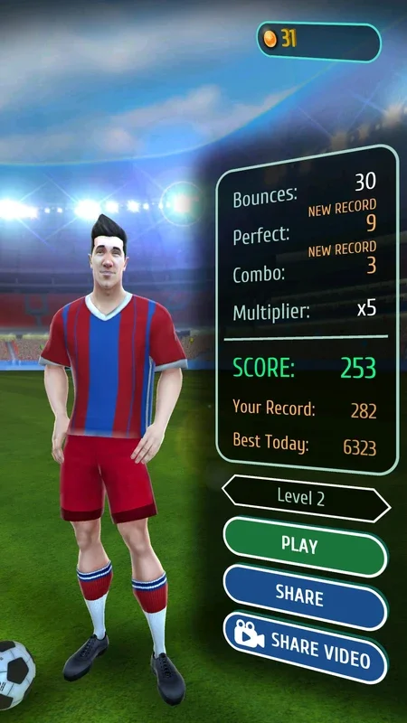 Lewandowski: Euro Star for Android - Keep the Ball in the Air