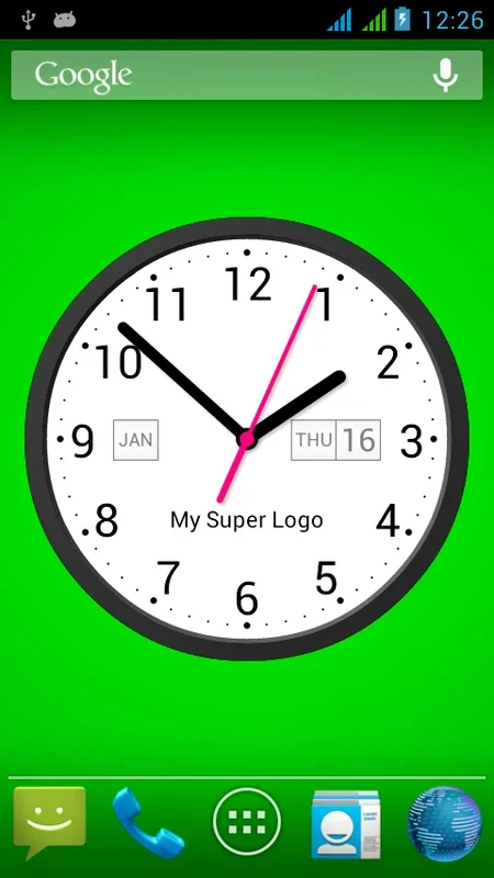 Light Analog Clock LW - 7 for Android - Classic Design with Modern Utility