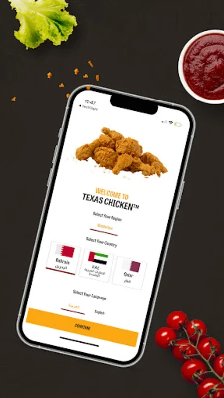 Texas Chicken for Android: Easy Ordering with Rewards