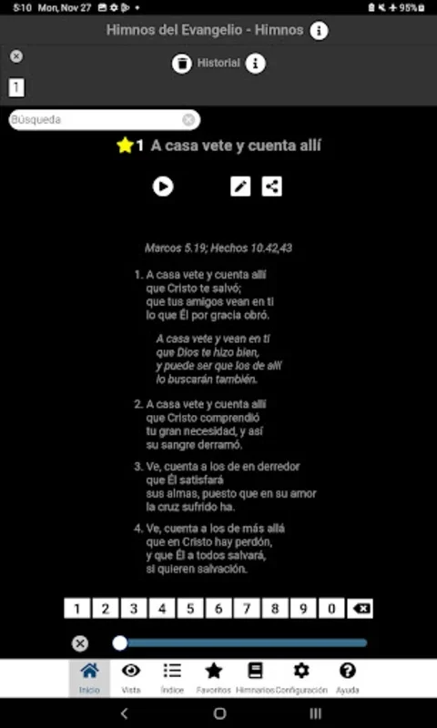 Himnos del Evangelio for Android - Spiritual Hymn Access