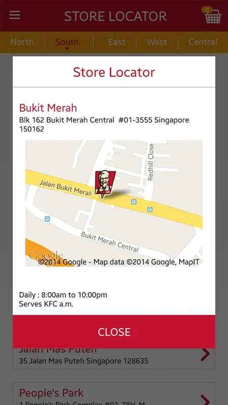 KFC SG for Android - Order KFC Conveniently