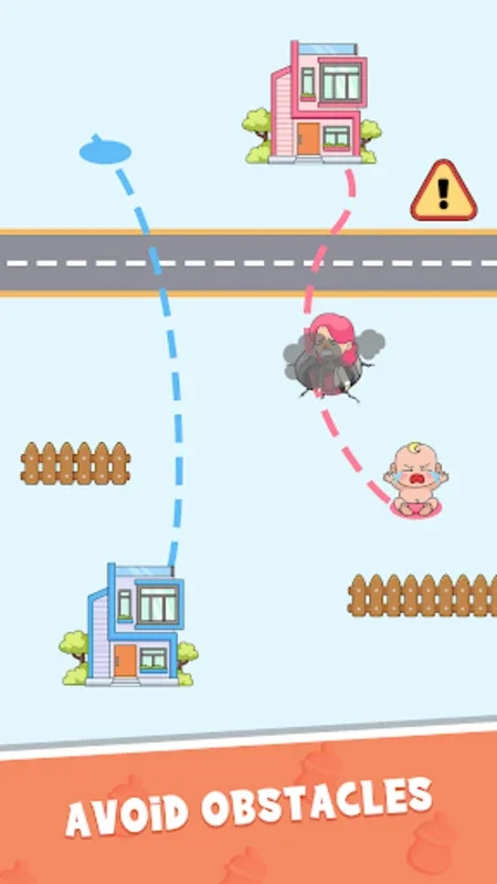 Home Rush - Draw to Home on Android: Strategic Drawing for Character Homecoming