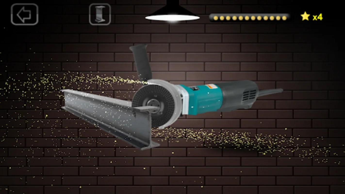 Angle Grinder for Android: Realistic Metal Cutting