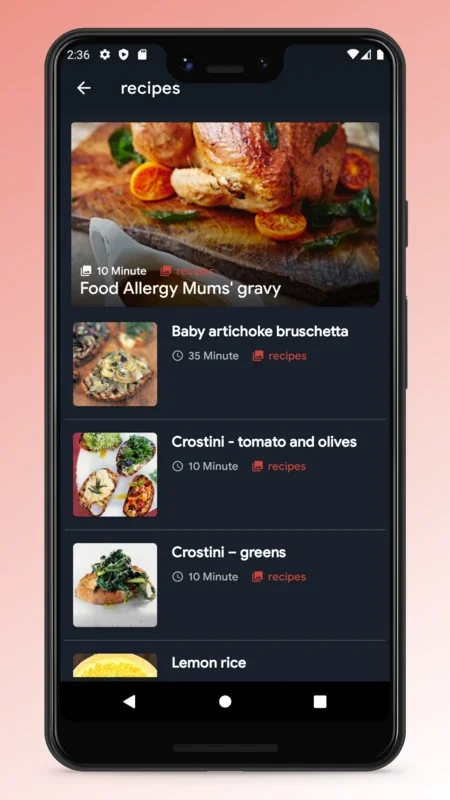 American Recipes - Food App for Android: Diverse US Cuisine