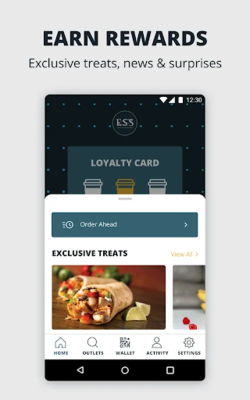 ESS App for Android - Secure Payments & Rewards