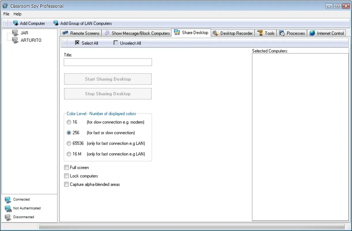 Classroom Spy Professional: Powerful Windows Computer Monitoring and Control