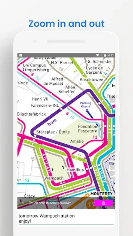 LUXEMBOURG NETWORK MAP for Android - Effortless Offline Navigation