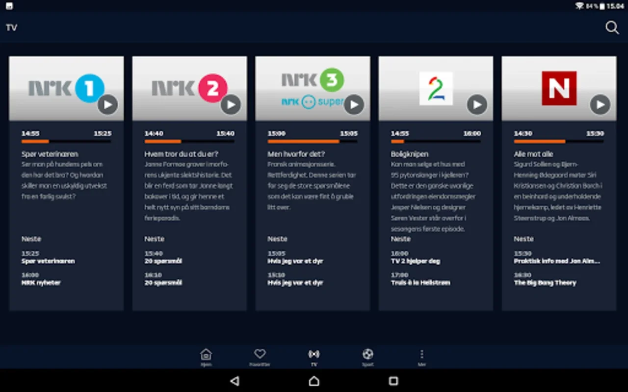 Canal Digital for Android: Rich Content Hub