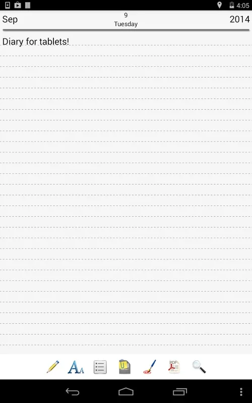 Diary for Android - A Seamless Journaling App
