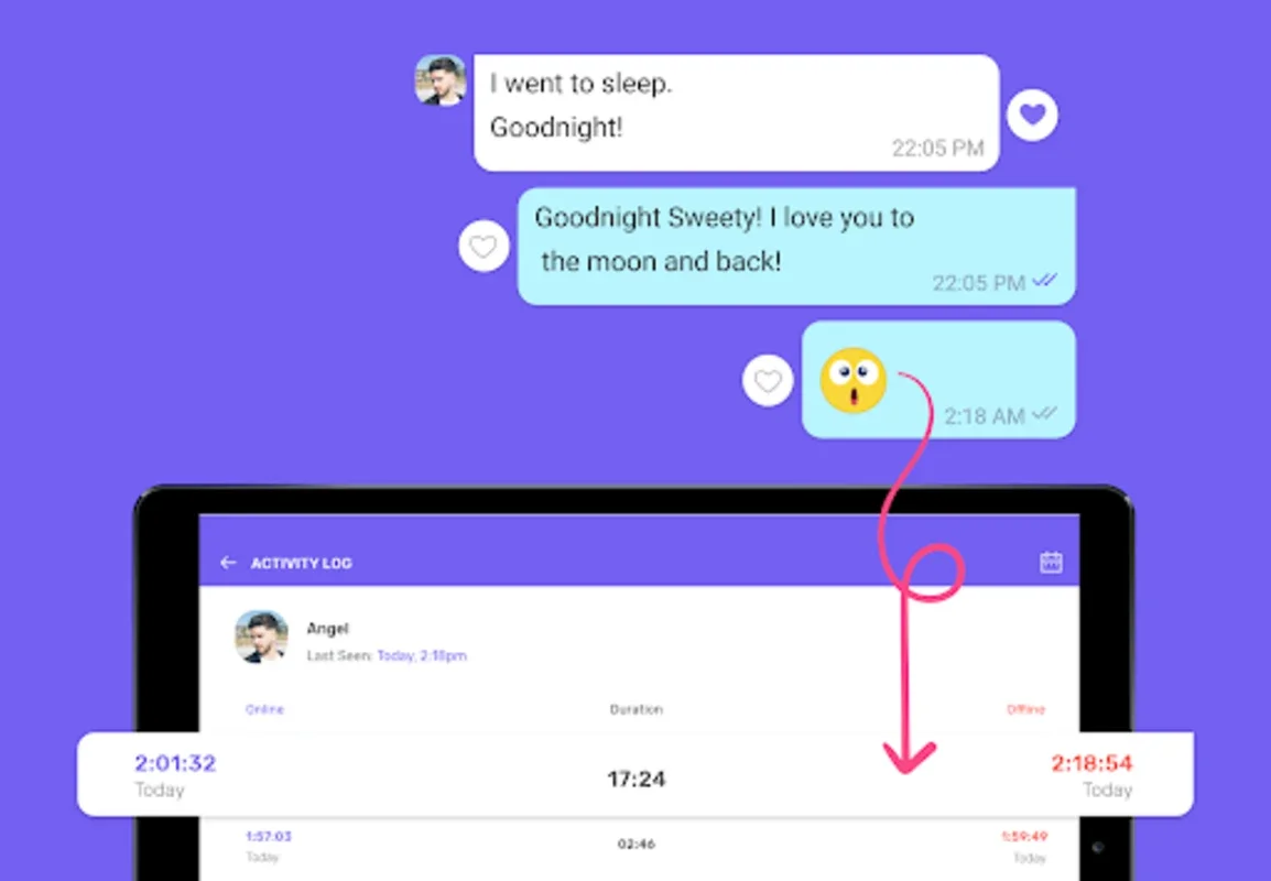 LastSeen Viber for Android - Real-Time Monitoring Tool