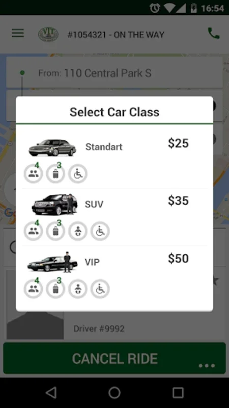 VIT Car Service for Android - Streamline Ground Transport