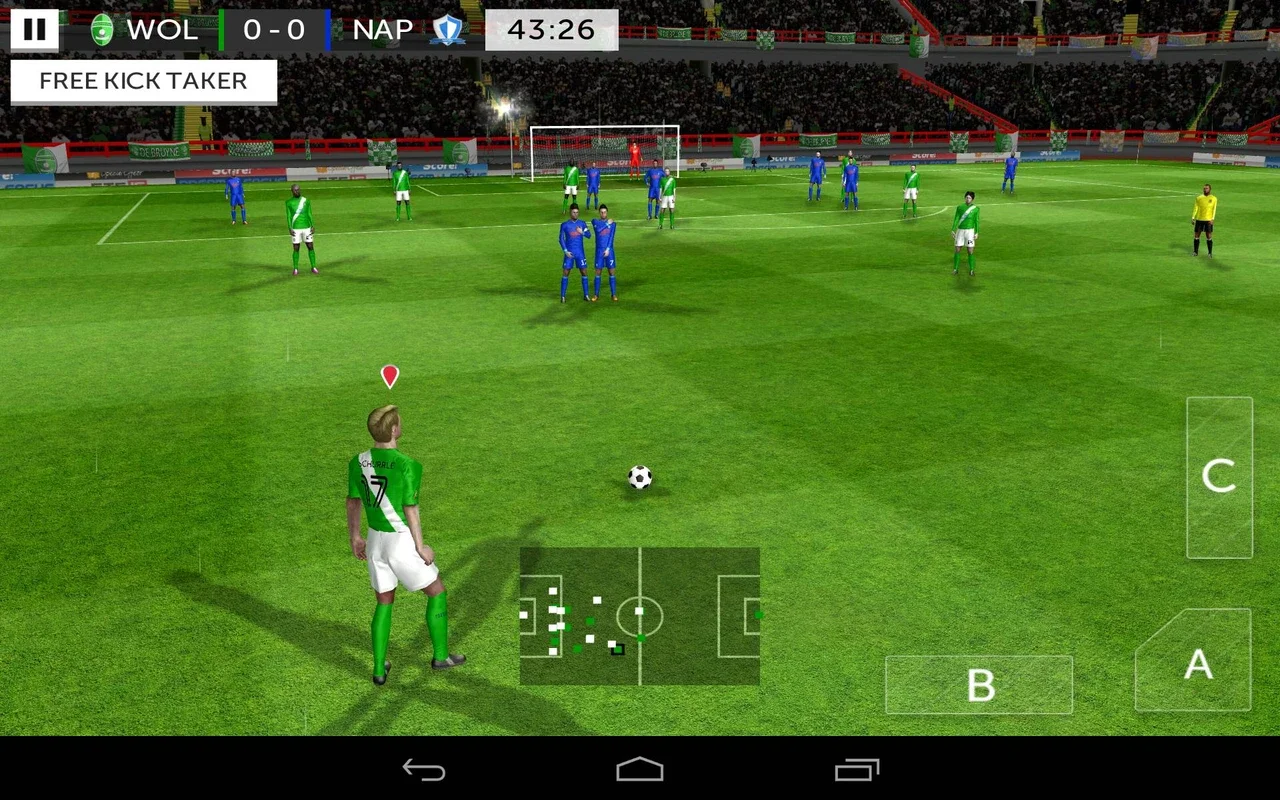 First Touch Soccer 2015: Immersive Android Soccer Simulation