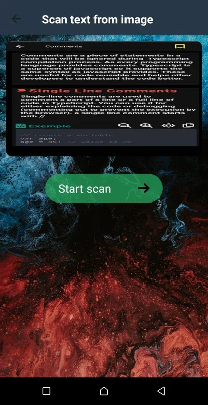 Scan Text for Android: Extract Text Effortlessly