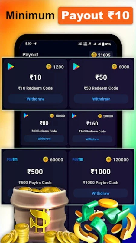 Diamond Wala for Android - Earn Redeem Codes