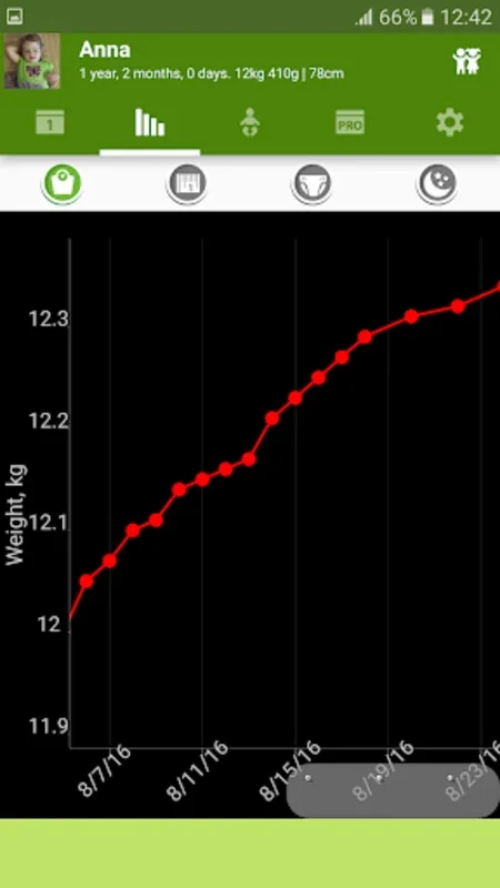 WomanLog Baby Calendar for Android: Track Your Baby's Progress