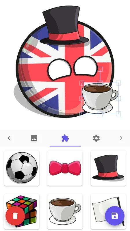 Countryballs for Android - Create and Share Custom Stickers