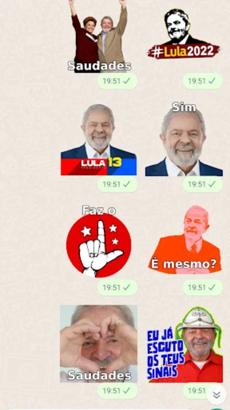 Figurinhas do Lula for Android - Enhance Chats with Lula Stickers