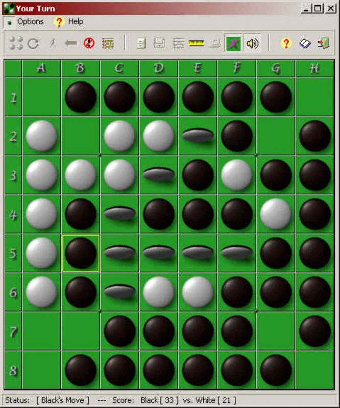 Deep Green Reversi for Windows - Free Gameplay