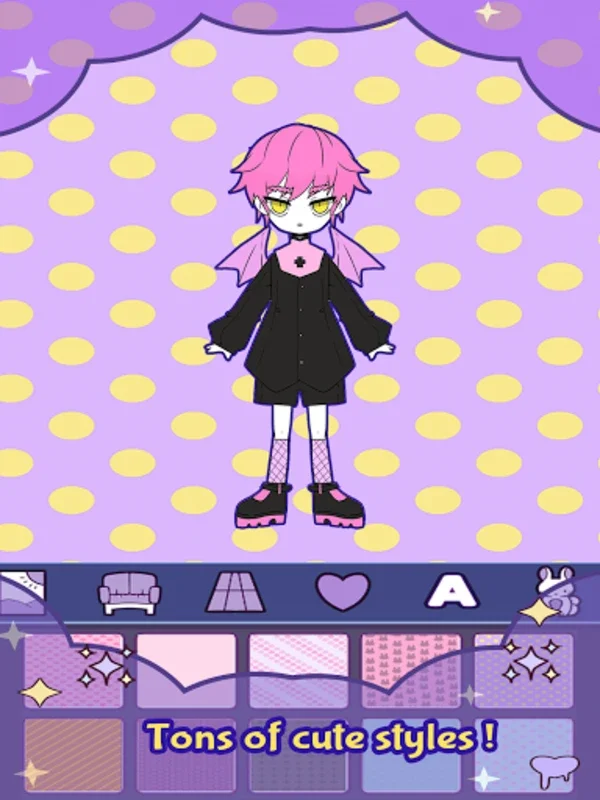 BatDoll Pastel goth dress up boy for Android: Unleash Creativity