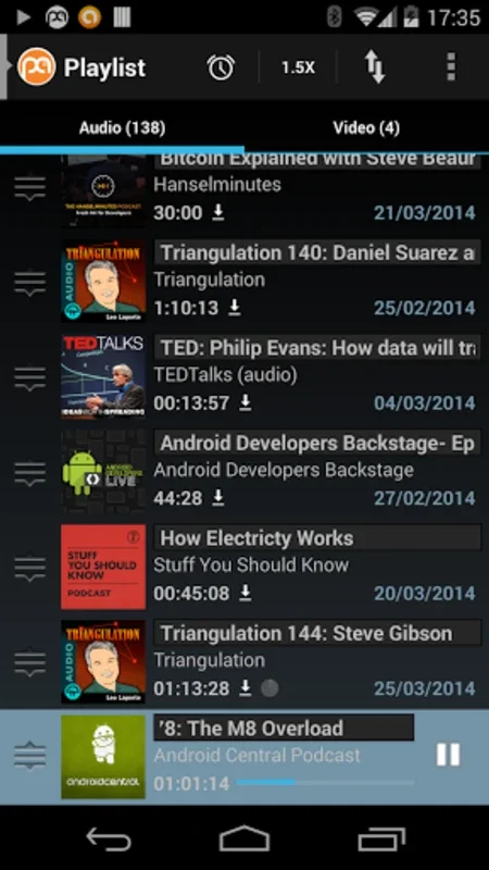 Podcast Addict for Android - Manage Multimedia Content