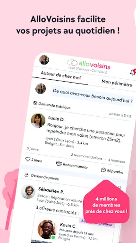 AlloVoisins for Android - Connect with Local Services Easily