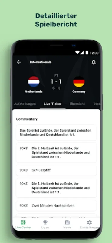 Herzrasen Fußball Live Ticker for Android - Stay Connected to Football Action