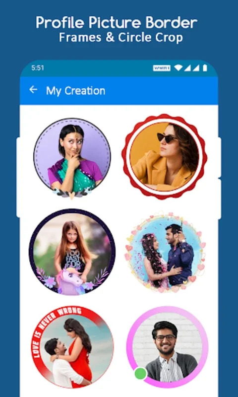 Profile Picture Border for Android - Download the APK from AppHuts