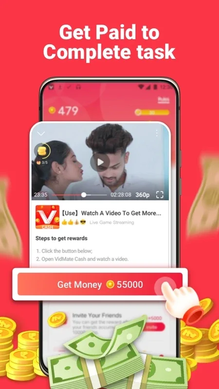 VidMate Cash: Lightweight Android Video & Music Downloader