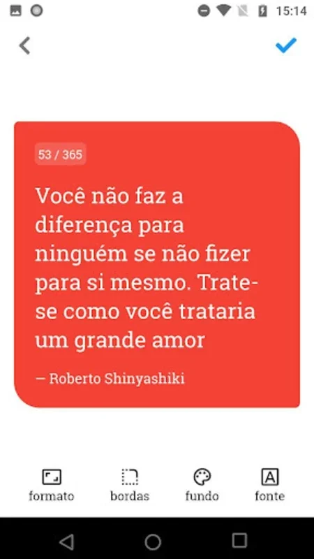 Pensamento do Dia e Sabedoria for Android - Daily Portuguese Quotes