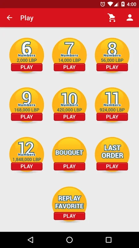 LLDJ - La Libanaise Des Jeux: Play Lebanese Lottery Games on Android